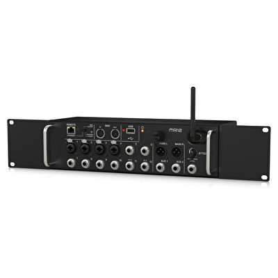 Midas MR12 12 Girişli Dijital Mikser iPad/Android Tabletler için Uygun, 4 Midas PRO Preamp, 8 Hat Girişi, Entegre Wifi Modülü ve USB Stereo Kaydedici